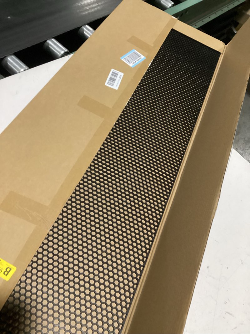 Condition photo showing New/Like New for aggauto 47"x16" abs plastic universal car grill mesh, automotive grille insert bumper honeycomb hole 10x10mm grids black black honeycomb 10x10mm