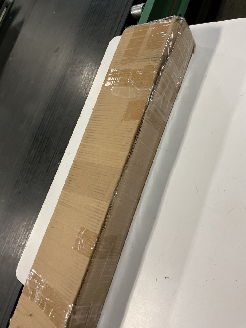 Condition photo showing New/Like New for 2 inch faux wood blinds with valance cordless light filtering windows horizontal blinds for living room, bedroom, interior door windows,white,26" w x 36" h white 26"w x 36"h