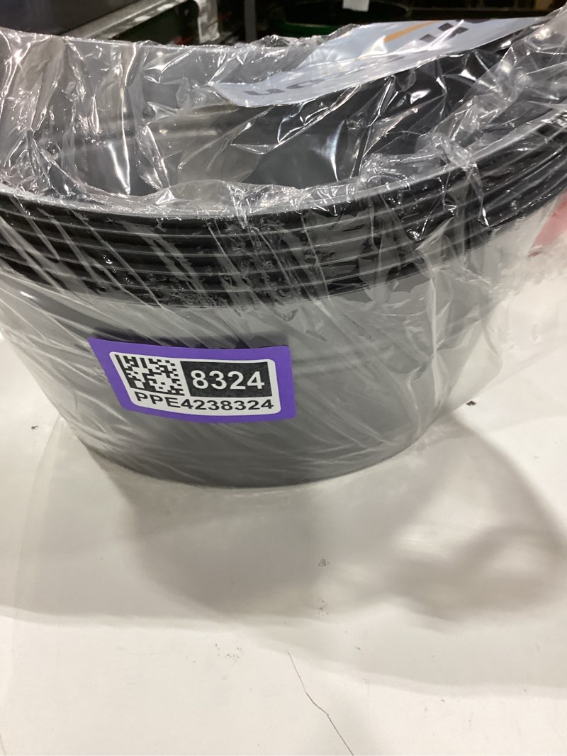 Condition photo showing Good Condition for meekoo 6 Pcs Plastic Ice Buckets Bulk with Handles 4.5L Oval Storage Tub Large Capacity Ice Drink Bu