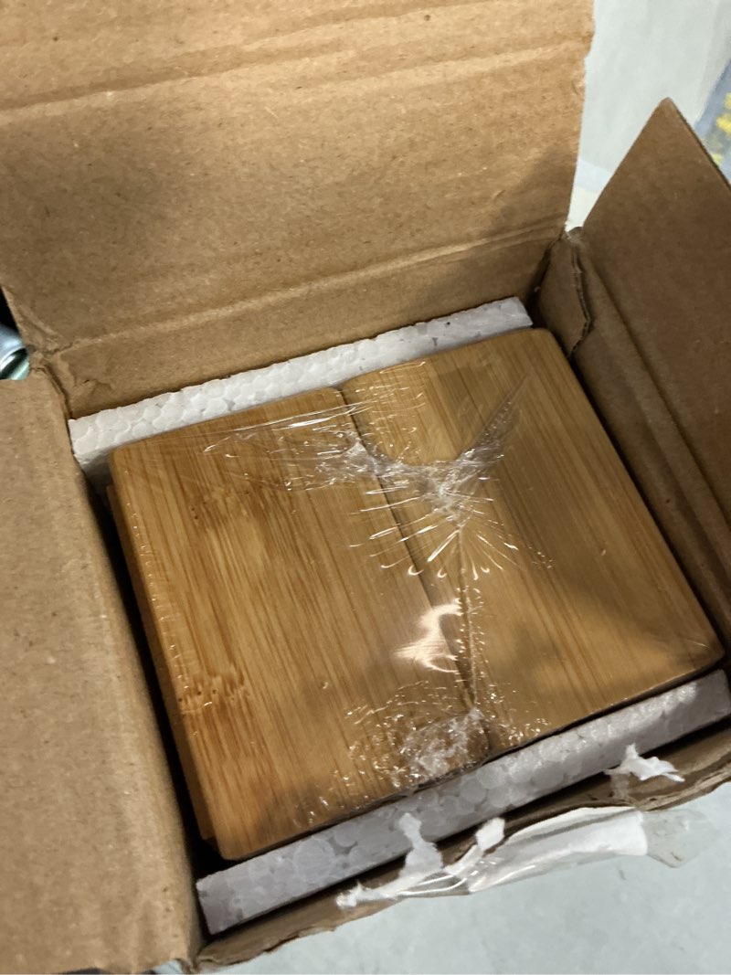 Condition photo showing New/Like New for veyfey silverware tray for drawer, stackable kitchen bamboo drawer organizer 12" x 3" x 2" set of 2