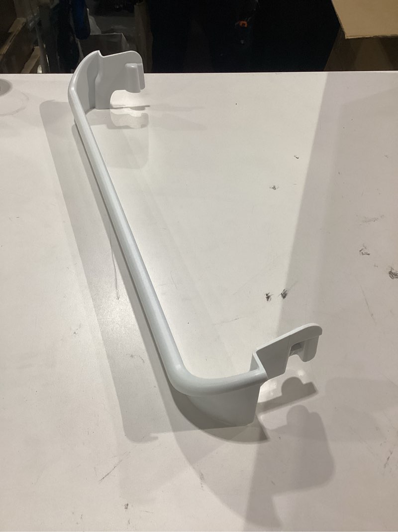 Condition photo showing New/Like New for electrolux 240534801 door shelf retainer bar for refrigerators, white