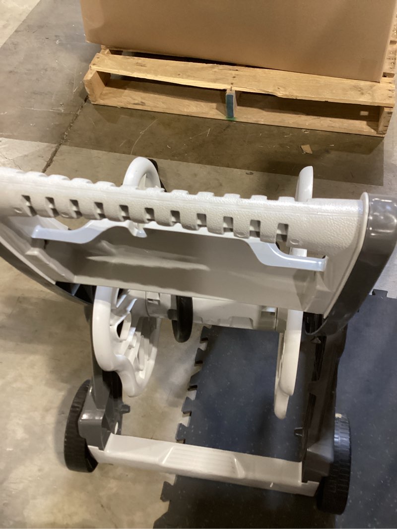 Condition photo showing As Is for suncast hosemobile plastic 175-ft cart hose reel