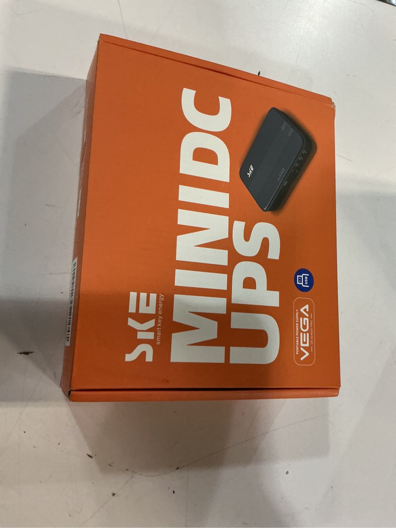 Condition photo showing New/Like New for mini ups battery backup 10400mah 38.48wh,output usb 5v/2a and dc 12v/2a,home small ups power supply for wifi router phone camera