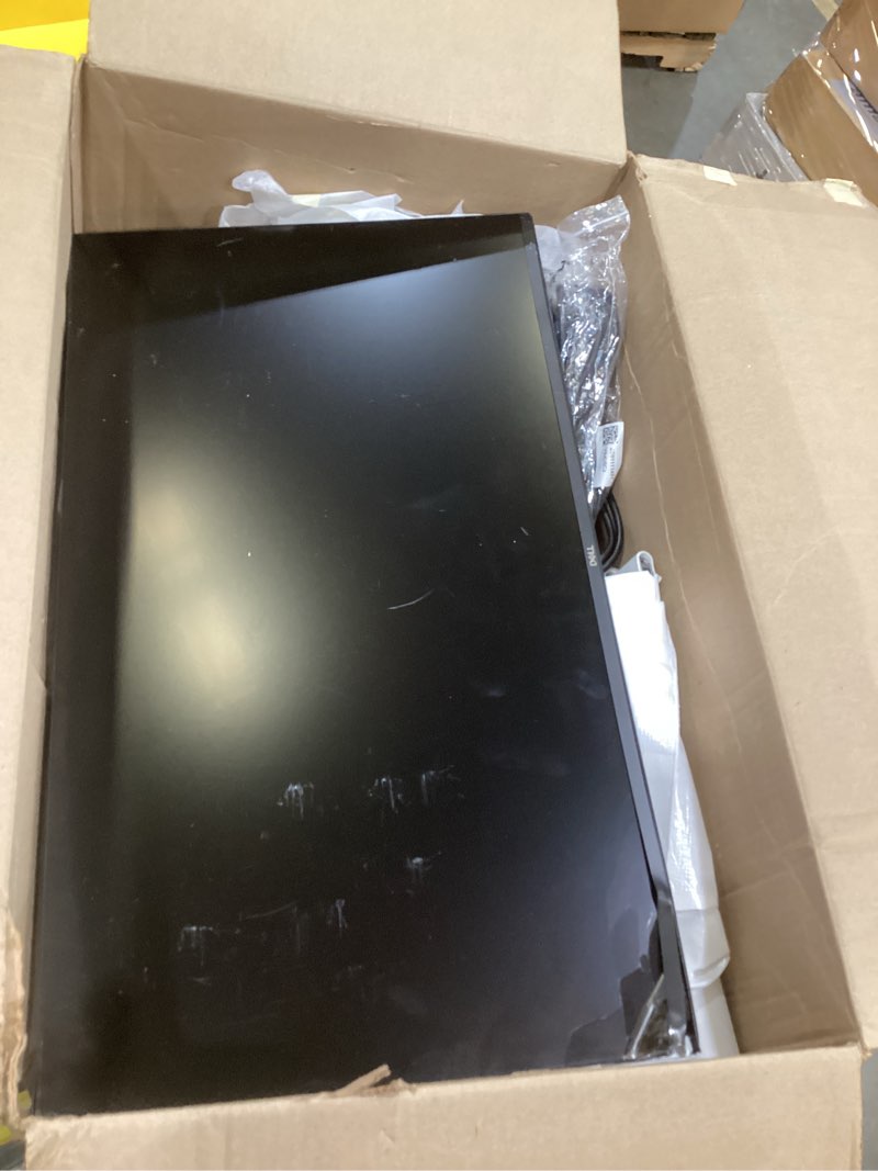 Condition photo showing As Is for dell 27 plus 4k monitor - s2725qs - 27-inch 4k (3840 x 2160) 120hz 16:9 display, ips panel, amd freesync premium, srgb 99%, integrated speakers, 1500:1 contrast ratio, comfortview - ash white 27 inches s2725qs hdmi