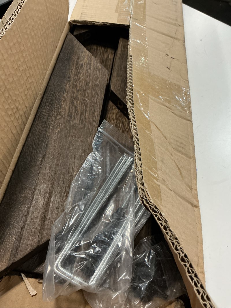 Condition photo showing Good Condition for chamvis 7.48ft wooden wedding arch frame, wood square arch backdrop stand wedding arbor for ceremony and outdoor lawn decorations