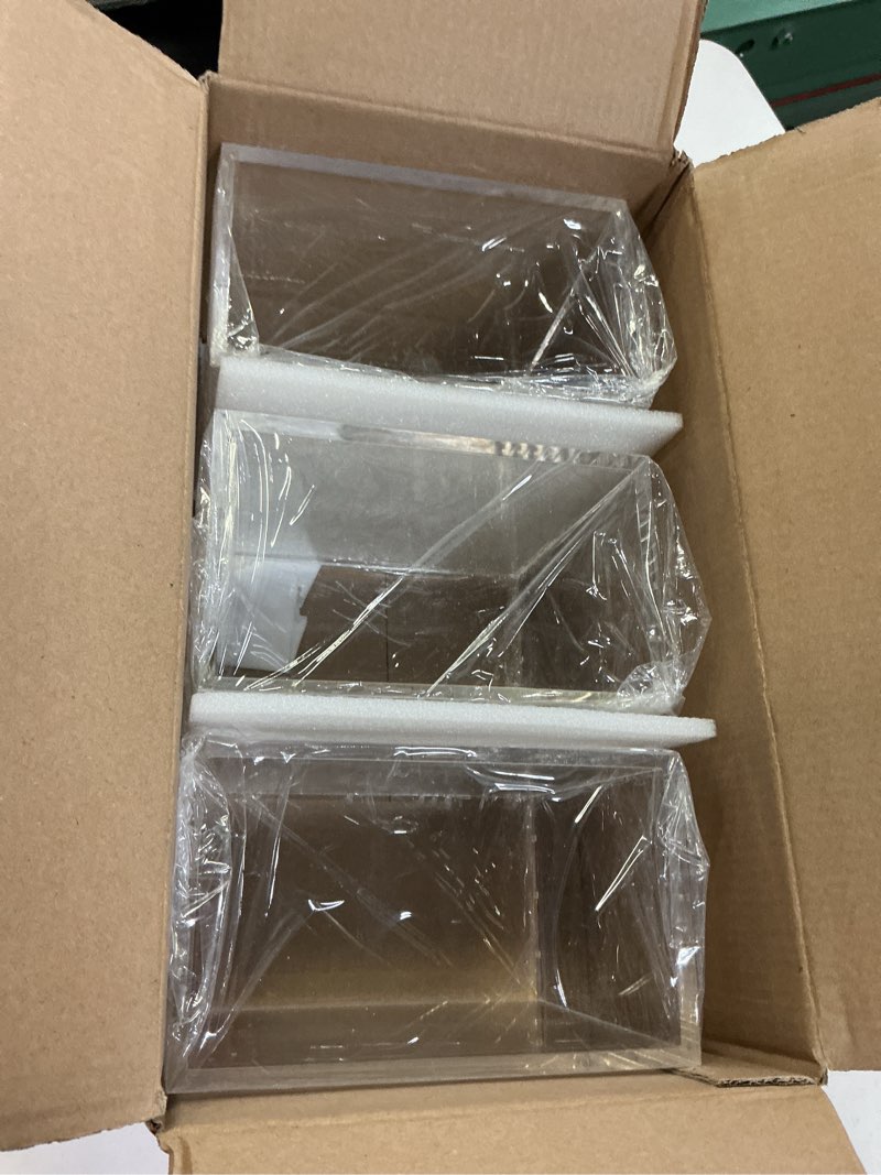 Condition photo showing Good Condition for Booster Box Case Acrylic for PKMN Booster Boxes, PKMN Booster Box Case with Magnetic Closure, 5mm Thick Stackable Display Storage for Card Game Collection (3 Pack) Booster Box Case?3 pack?