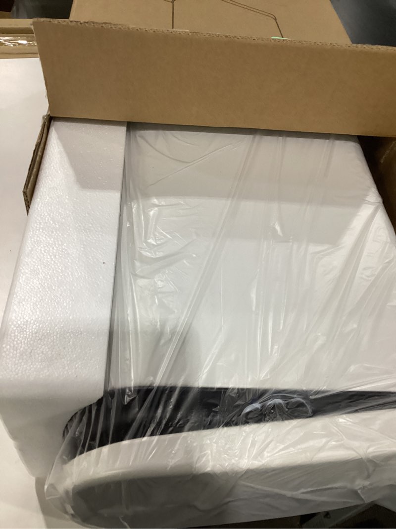 Condition photo showing New/Like New for BETHEBEST 10 Liter/ 2.6 Gallon Small Trash Can with Lid,Rectangular Foot Pedal Trash Bin with Removable Inner Bucket for Bathroom,Bedroom,Office(White)