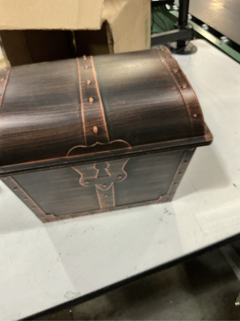 Condition photo showing As Is for teacher created resources large plastic treasure chest classroom rewards pirate party goody box (tcr8759) (pack of 1)