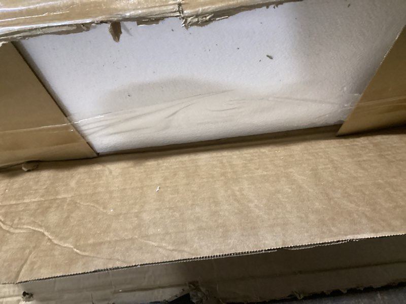 Condition photo showing New/Like New for Vanity, Vanity Desk with Mirror, Large Drawer and Power Socket with 11 Light Bulbs and 3 Adjustable Lighting Modes, Vanity Table Ideal for Bedroom (White)