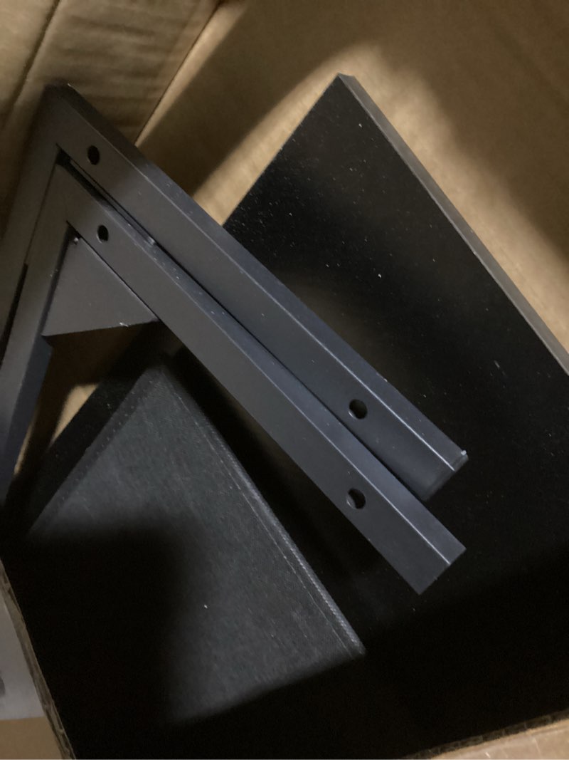 Condition photo showing Good Condition for aodk 63 inch gaming desk with pc display stand, reversible steel wood computer desk for gaming setup, tiered design to show off your pc tower & accessories, black black 63 inches
