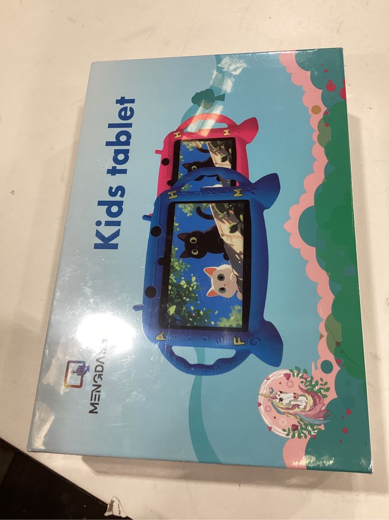 Condition photo showing New/Like New for Kids Tablet, 7 inch Tablet for Kids 3-10, Educational Learning Toddler Tablet Android 11, 3GB RAM+32GB ROM Storage, Google Play YouTube (Blue)