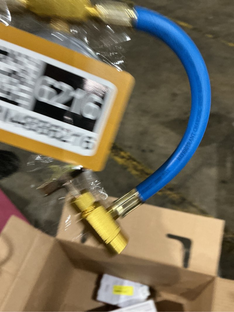 Condition photo showing Good Condition for super tech r-1234yf refrigerant charging hose with gauge
