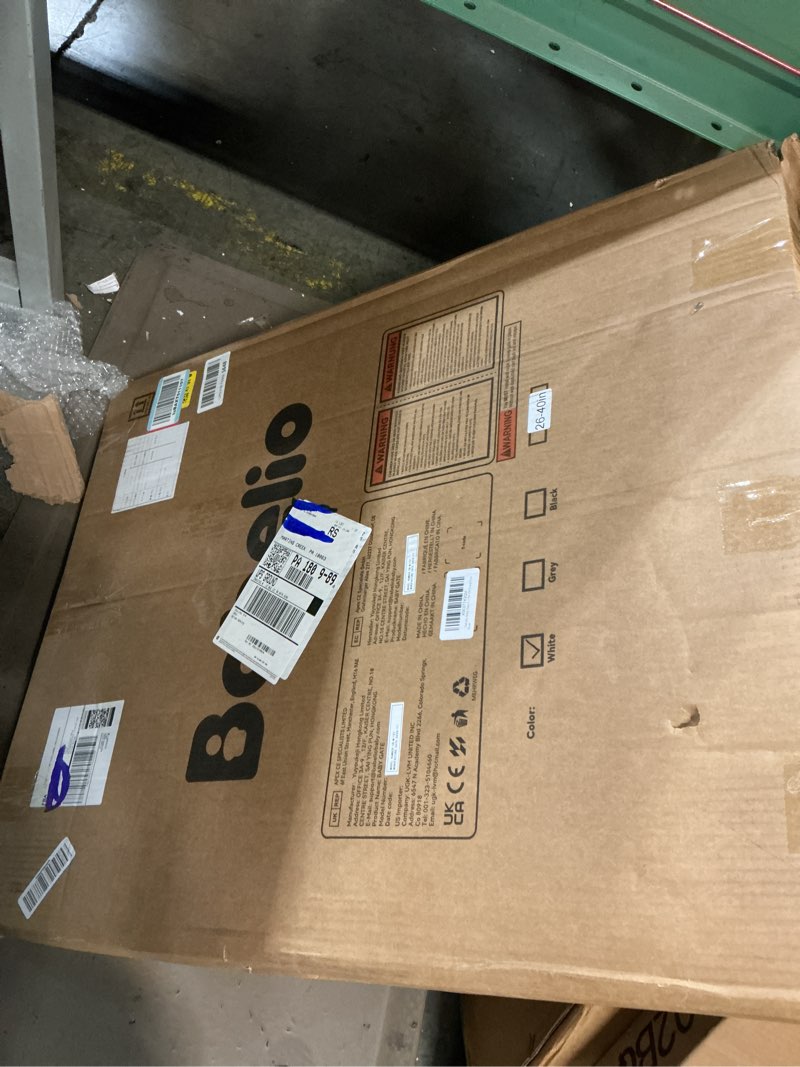 Condition photo showing Good Condition for BABELIO Safety Gate Door Fits for Stairs, Narrow and Wide Doorways with Auto Close, Easy Install, No Drilling, Pressure Mounted for Baby, Child, Pets, Dog/Puppy, 26''-40'', White White 30"Tall 26"-40" Wide