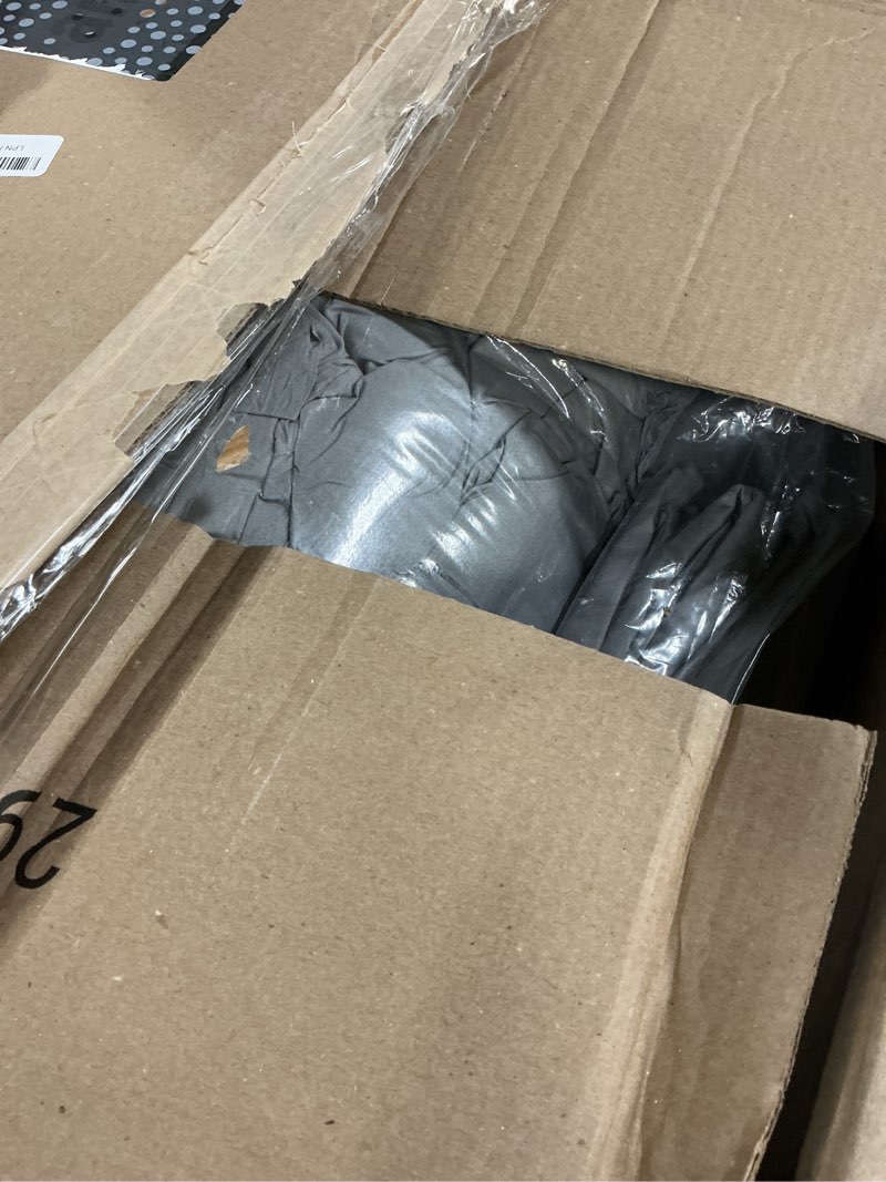 Condition photo showing Good Condition for bedsure oversized king comforter set grey - bed in a bag bedding set 7 pieces, gentlesoft™ pintuck bed set gift for family, pinch pleat grey comforter with sheets, pillowcases & shams oversized king 01 - grey