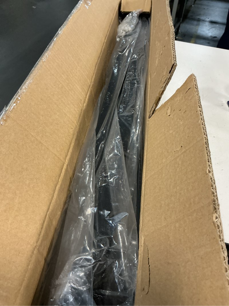 Condition photo showing Good Condition for 12FT Stair Railings Indoor, Black Iron Railings for Stairs, Industrial Handrail Wall Mounted, Hand Railing for Stairs Indoor 500lbs Load Capacity, Sturdy Stair Railing for Loft Porch Deck, 4 Sections 12 Feet Black