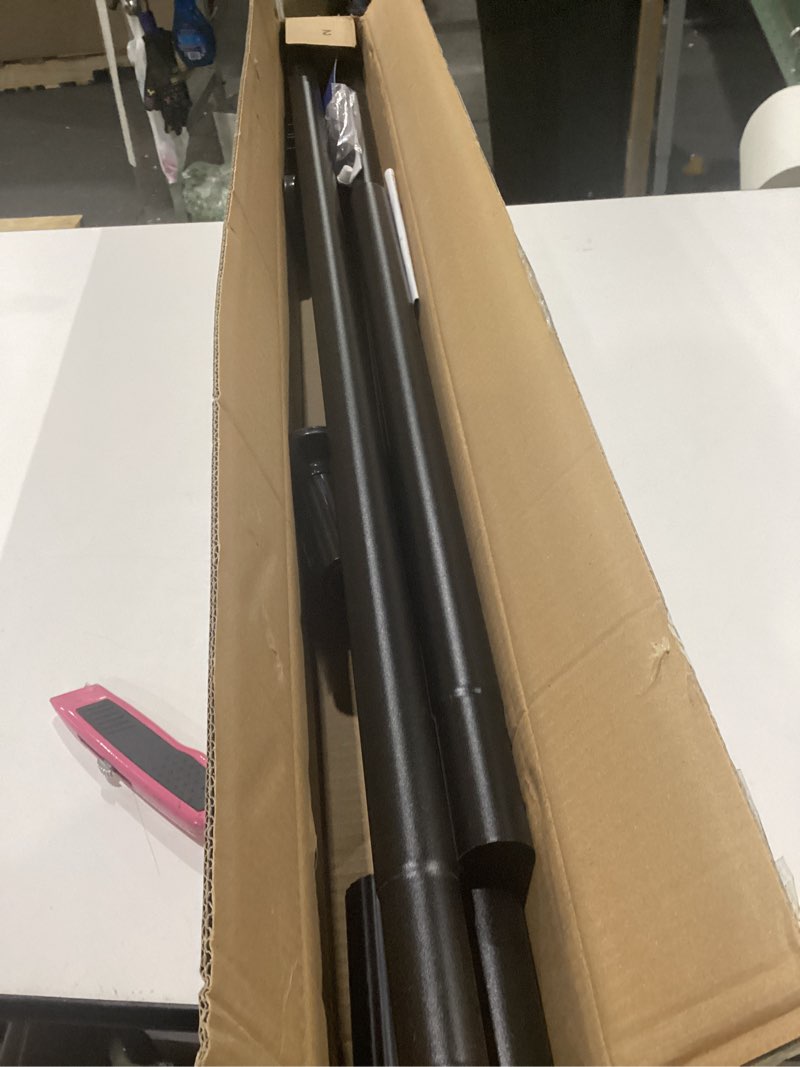 Condition photo showing Good Condition for tension curtain rod, 51-165 inch,spring shower closet for windows or shower,easy to install, no drilling, rust, bathroom, rod diameter 1.26 inches, black,umimile 51-165” black