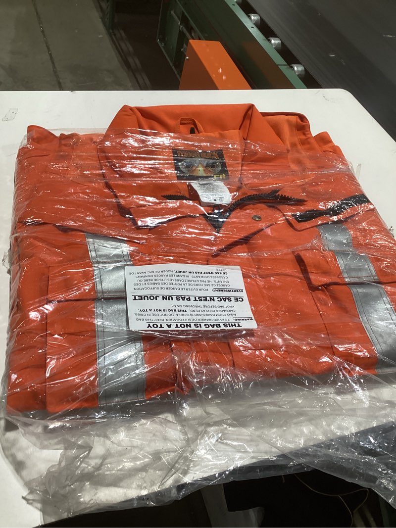tough duck safety jacket orange similar item