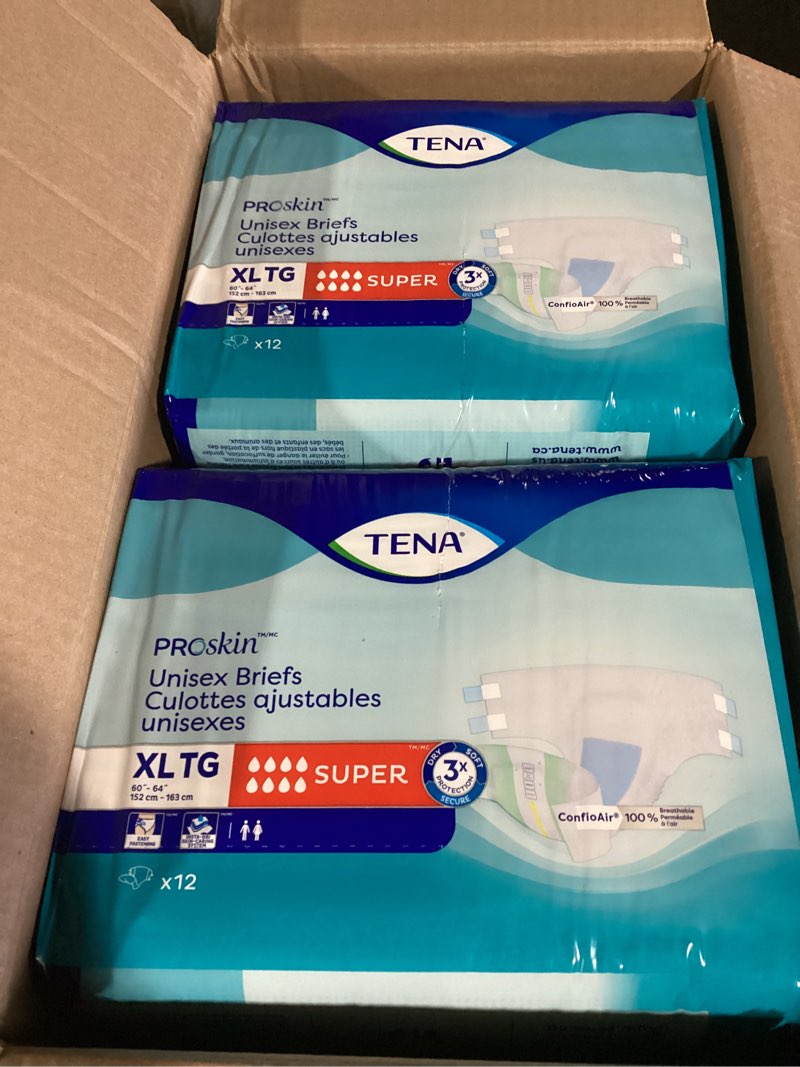 Condition photo showing Good Condition for Tena ProSkin Unisex Adult Diapers  Maximum Absorbency  XL  48 ct