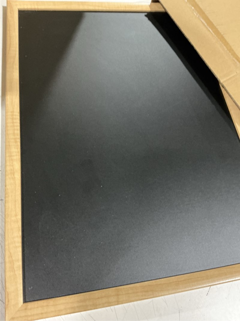 Condition photo showing Good Condition for u brands chalkboard, 18" x 24" inches, light birch wood frame (310u00-01)