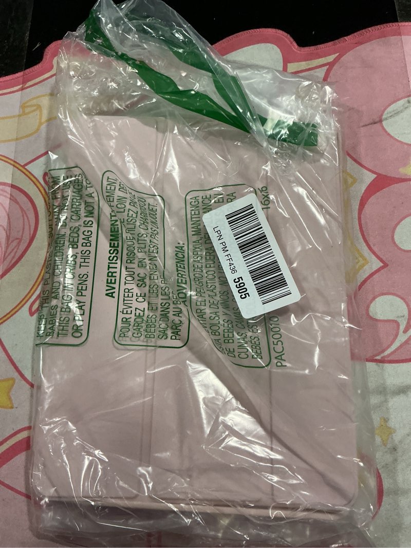 Condition photo showing Good Condition for iMieet iPad (A16) Case/iPad 10th Generation Case [11-Inch 2025/10.9 Inch 2022] with Pencil Holder, Trifold Stand Smart Cover with Soft TPU Back,Auto Wake/Sleep(Pink)