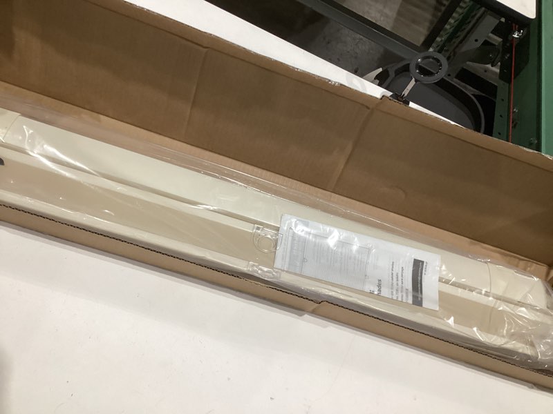 Condition photo showing Good Condition for lazblinds no tools no drill cordless cellular shades, top down bottom up (tdbu) honeycomb shades for home, light filtering thermal insulation blinds for windows, 32" w x 64" h, beige light filtering - beige 32" w x 64" h