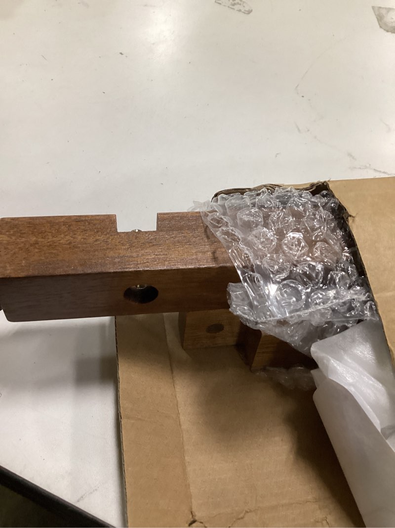 Condition photo showing Good Condition for Shower Foot Rest 15 in, Acacia Shower Stool for Shaving Legs,Corner Bath Shower Bench with Starage Shelf for Inside Small Shower Spaces