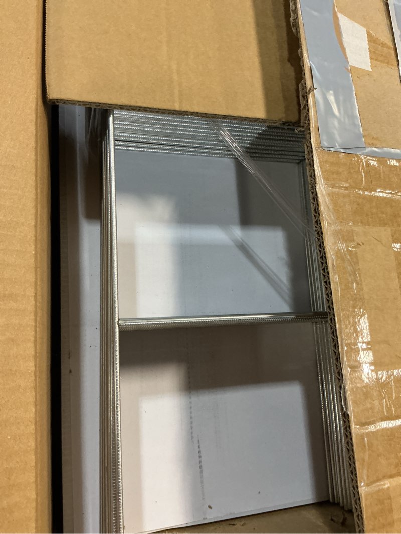 Condition photo showing New/Like New for newflager 20 pack 17 x 12 inches white corrugated plastic yard sign with metal stakes for birthday, real estate garage sale signs, rent, guidepost decorations