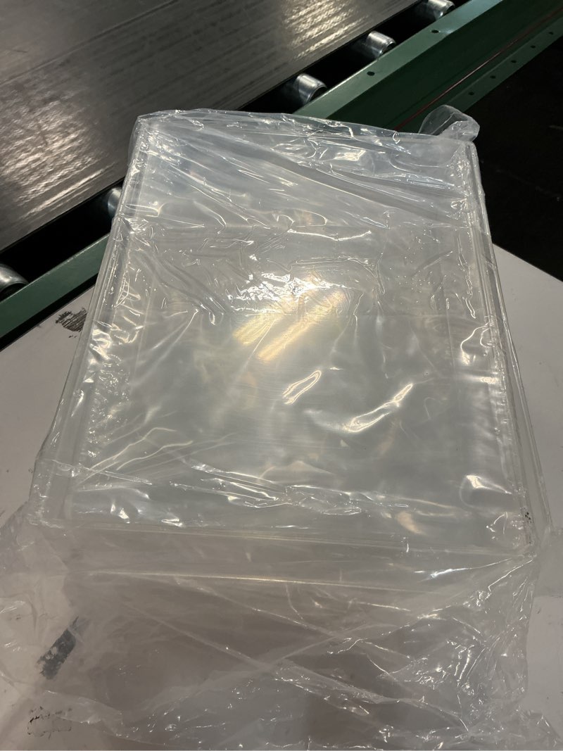 Condition photo showing Good Condition for harloon 4 tier paper organizer letter tray acrylic desk file organizer heavy duty stackable documents clear letter paper holder sorter office tray for a4, office classroom home file pad notebooks transparent 12 x 9.3 x 2.7 inches