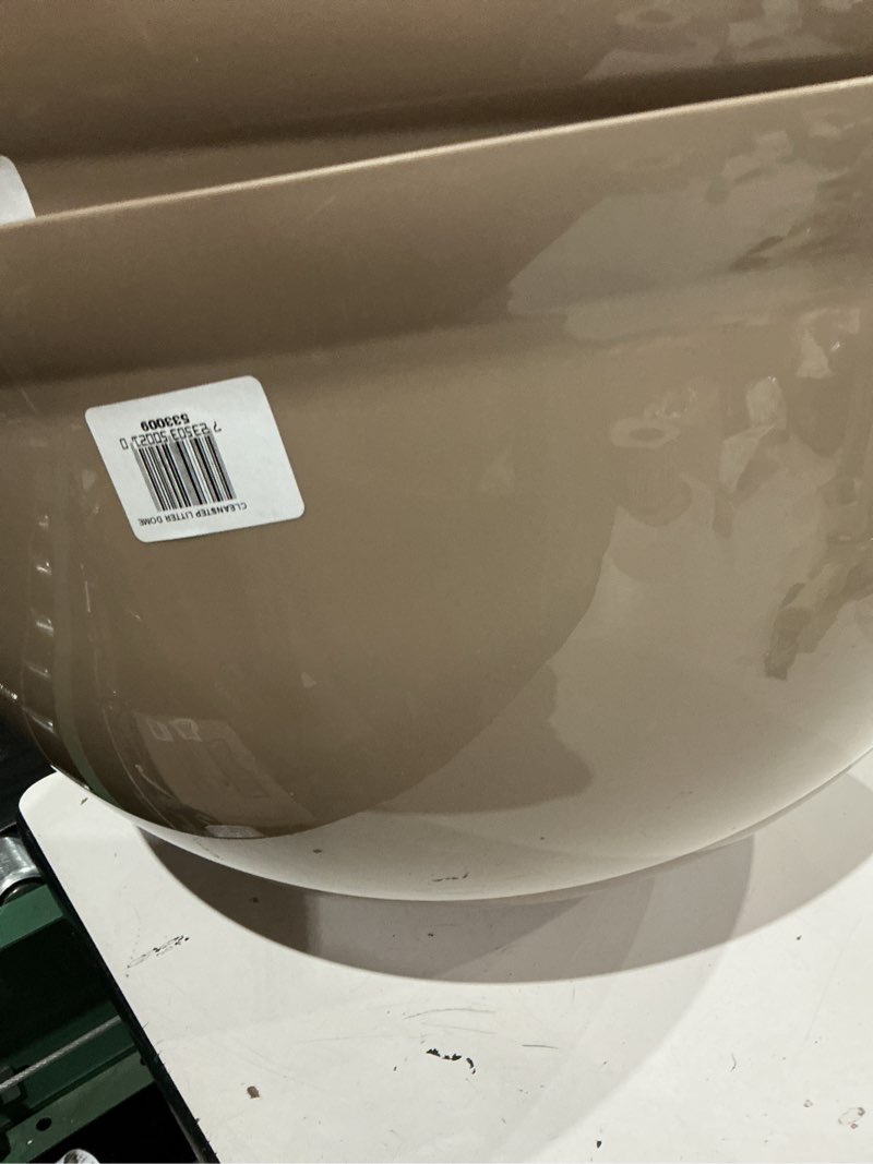 Condition photo showing Good Condition for petmate booda clean step cat litter box dome (made in the usa with 95% recycled materials)- titanium, made in usa cleanstep litter box titanium