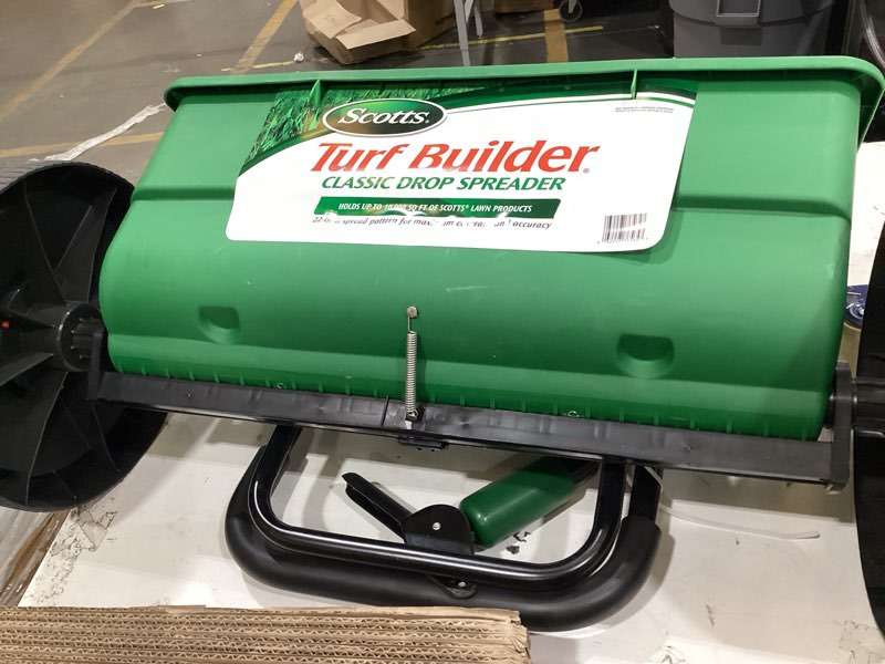 Condition photo showing Good Condition for scotts turf builder classic drop spreader single pack drop