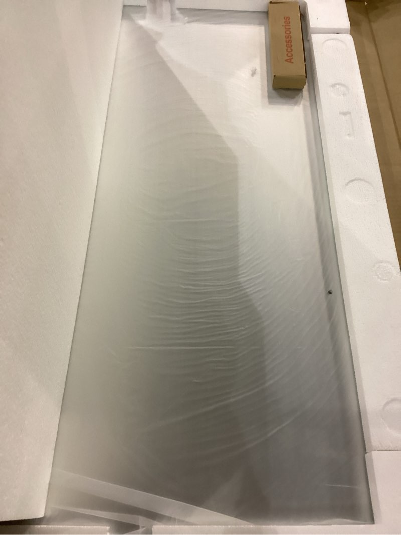 wall mount mirror for bathroom, brushed black metal framed rounded corner rectangular vanity mirror (24\" x 36\", black)