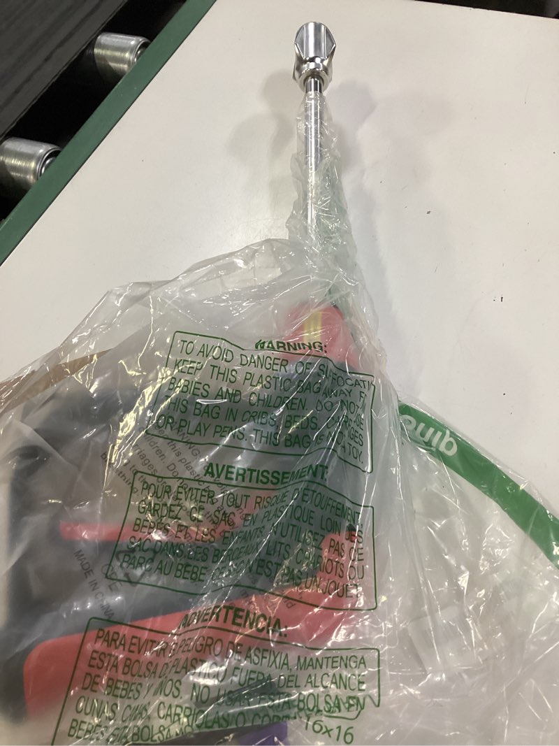 Condition photo showing Good Condition for pocket hose arrow, as seen on tv, turn any garden hose into a powerful cleaner, flow force tech blasts dirt & grime, 4 precision tips, rust-resistant, non-slip handle, great for car wash