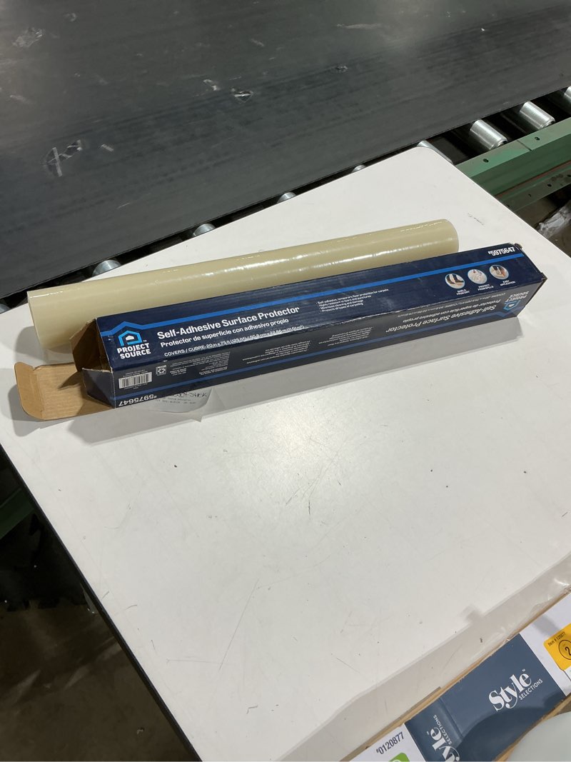 Condition photo showing Good Condition for project source 1.66-ft x 75-ft clear 2.499-mil light-duty plastic sheeting
