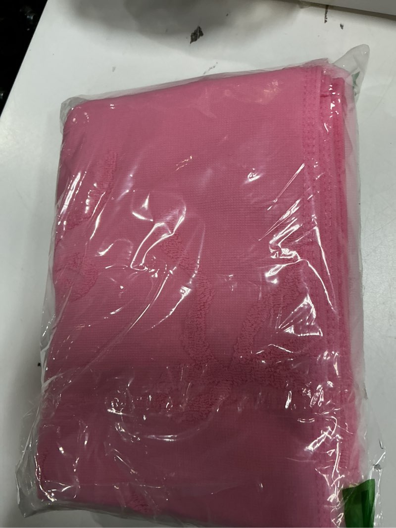 Condition photo showing Good Condition for whaline 3pcs pink bow hand towel 3d jacquard cotton towel absorbent coquette dish towels for valentine's day home kitchen bathroom, 13.8 x 29.5 inch