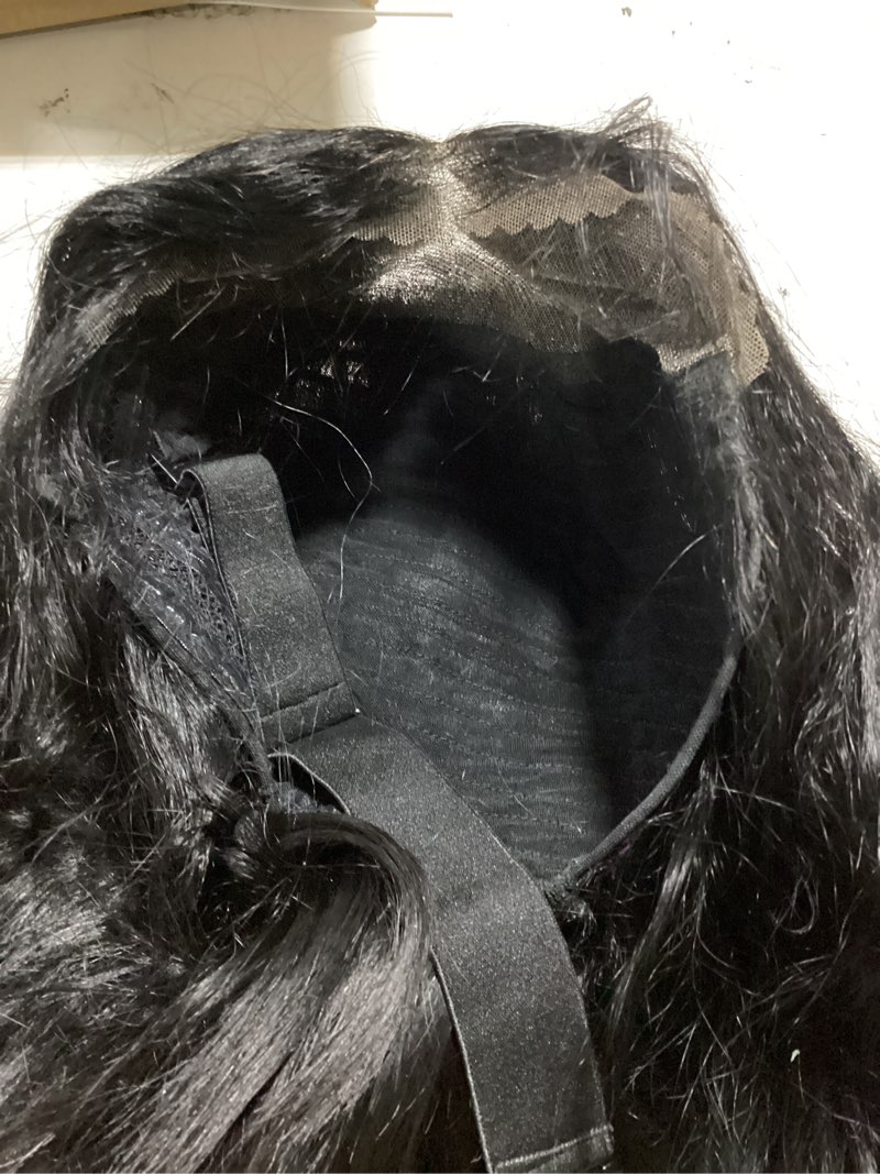 Condition photo showing As Is for zhengon bob glueless wigs human hair pre plucked pre cut 6x4 hd transparent lace front wigs human hair 150% density wear and go short straight wigs for black women no glue 14 inch
