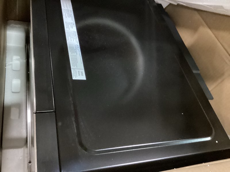 Condition photo showing Good Condition for GE GCST10A1WSS 1.0 Cu Ft Convection Microwave Oven, 1050W Countertop Air Fry Microwave with Broil & 