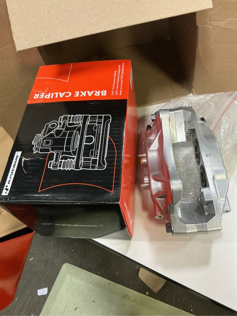 Condition photo showing Good Condition for ( similar) A-Premium Disc Brake Caliper Assembly Compatible with Select Nissan and Infiniti Models - 370Z 2009-2018, FX50 2009-2013, G37 2008-2011, M37/M56 2011-2013, Q50, Q60, Q70, Q70L, QX70 - Front Side