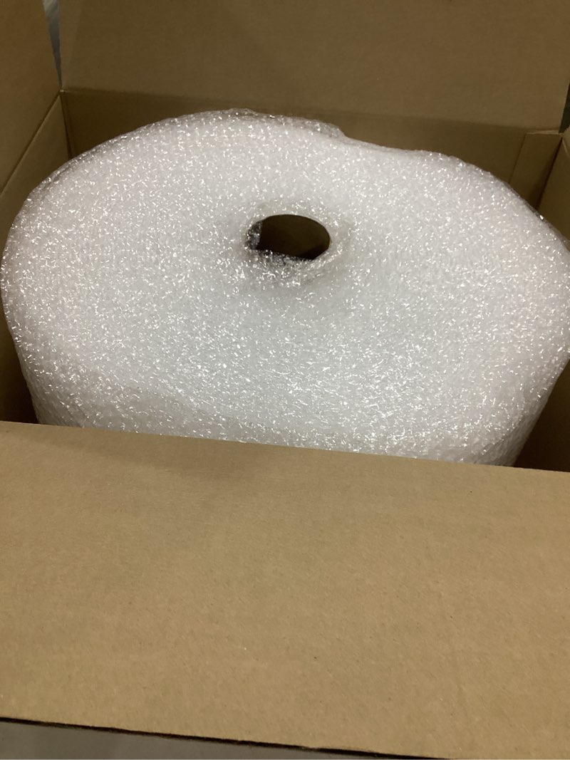 Condition photo showing New/Like New for amazon basics bubble wrap for moving, packing, shipping and storage, perforated protective cushioning for fragile items, 12-inch x 175-ft long roll, small 3/16", clear