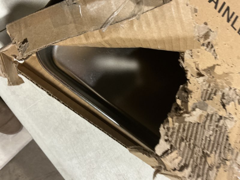 Condition photo showing As Is for Yangbaga Stainless Steel Reusable Litter Tray, Compatible with Petsafe Scoop-Free Self-Cleaning Litter Box, Efficient Poop Collecting Design, Odor Control & Rust-Proof, Money-Saving Litter Box