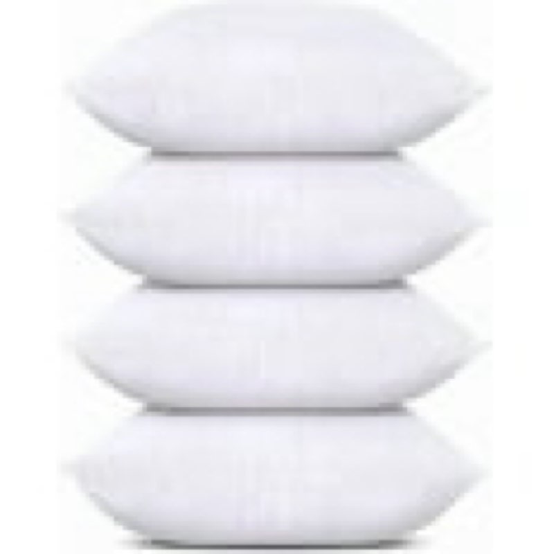 Oubonun 18 x 18 Throw Pillow Inserts - Soft, Plush & Decorative Down Alternative Pillows for Couch S