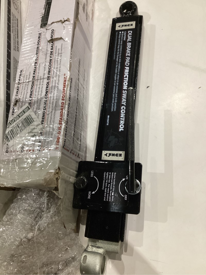 Condition photo showing As Is for husky towing products - part rh34715 - rh dual pad friction sway control