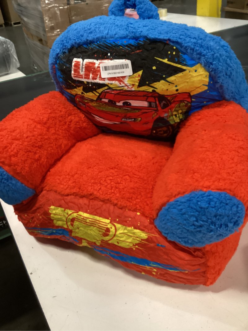 Condition photo showing As Is for Delta Children Cozee Buddy Chair, Cars