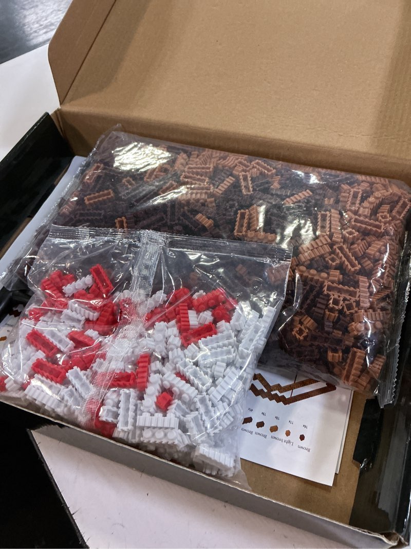 Condition photo showing New/Like New for baseball 3d building block set - ball and gloves - educational toy - perfect for ages 14 15 16 years and above - challenging, creative fun and skill-building - 3d instruction (1485 pcs)