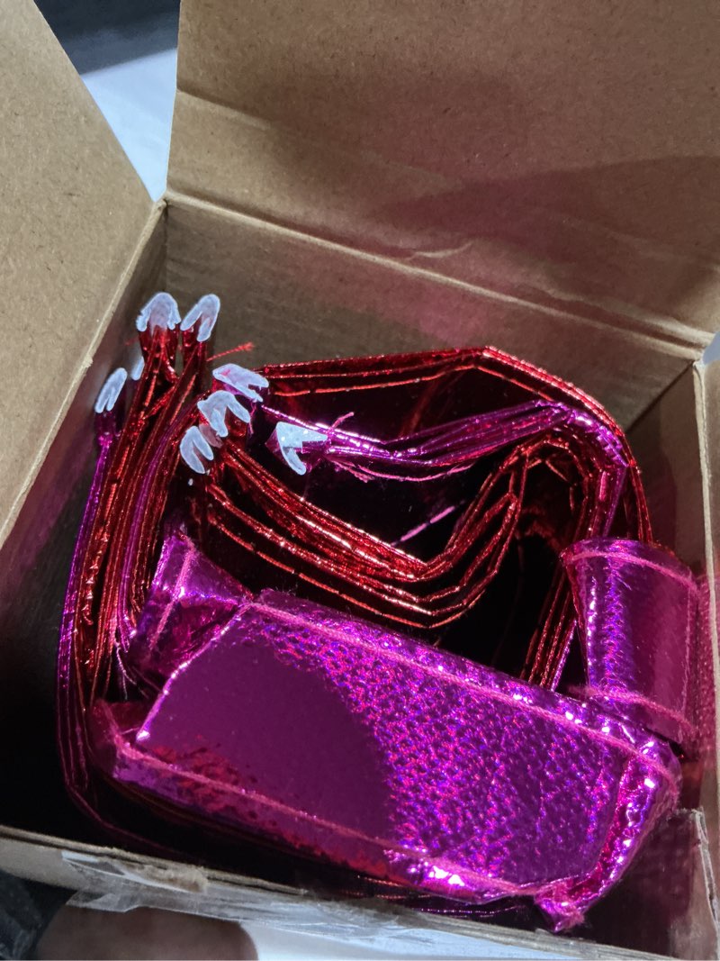 Condition photo showing Good Condition for perkoop 4 pcs extra large valentine's day gift bags 20 x 16 inch red pink heart tote with handles reusable jumbo bags for holidays xmas gifts wrapping party favor supplies