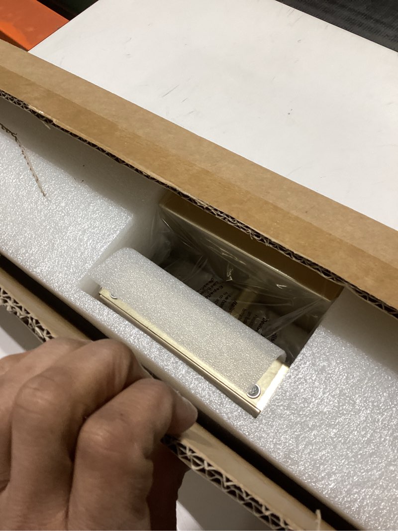 Condition photo showing New/Like New for Battery Operated Wall Sconce with Remote Control,Wall Sconces Set of Two,3000K-6500K LED Wireless Wall Light for Bedroom, Hallway, Living Room, 350°Rotate,26.6 Inch, Gold(2 Pack) Gold-9