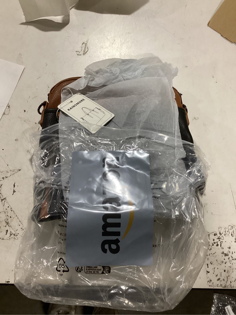 Condition photo showing Good Condition for RAINSMORE Crossbody Bags for Women Leather Crossbody Purse Designer Womens Shoulder Handbags Trendy Cross Body Purse Blac & Brown