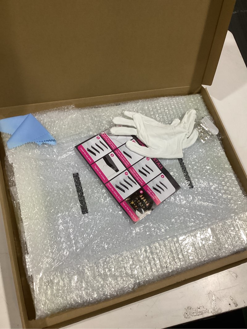 Condition photo showing Good Condition for DuvinDD Acrylic Display Case Wall Mounted Funko POP Shelves, Clear Lego Figure Display Shelves with Sliding Door, Dustproof Hot Wheels Display Case Storage Box Black(15.7x3.3x19.7 inch) Black wall-mounted (15.7x3.3x19.7 inch)