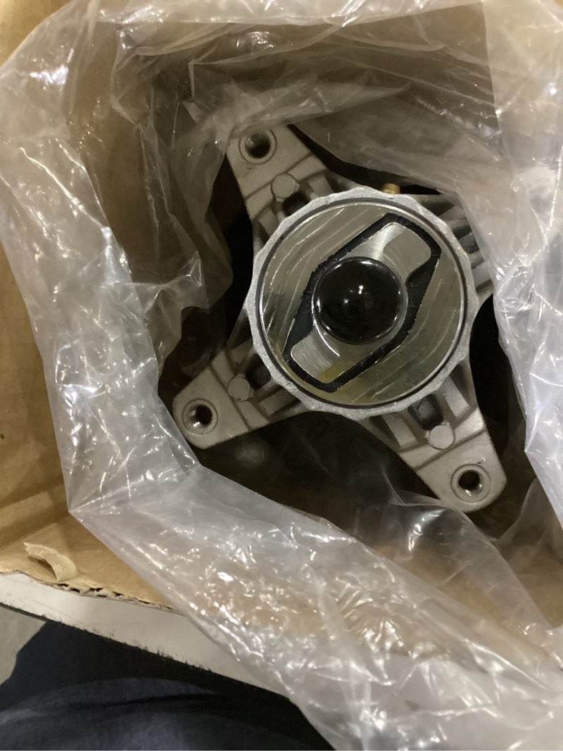Condition photo showing Good Condition for 618p09236 mower deck spindle compatible with cub cadet xt1-gt54, xt1-st54, zt1-54, zt2-54, zts2-54; craftsman z5800, t3200; troy bilt mustang 54xp, mustang z54 54" decks spindle replaces# 618-09236 1 pack