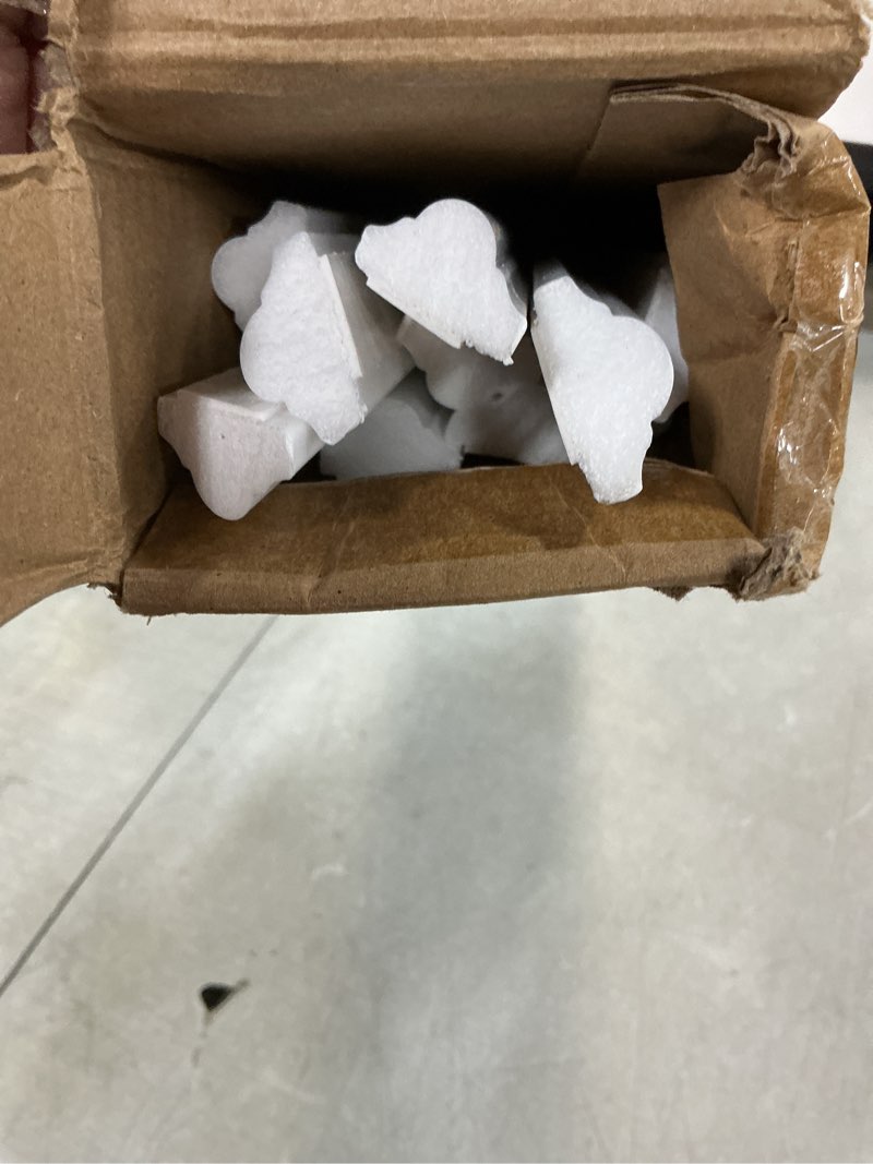 Condition photo showing Good Condition for 1 Set Peel and Stick Door Moulding Trim Kit Premade Wall Moulding Panels Flexible Self Adhesive 3D Wainscoting Panels for Mirror Window Frame Decor (Top 26"x36" and Bottom 26"x24") Top 26"x36" and Bottom 26"x24" 1