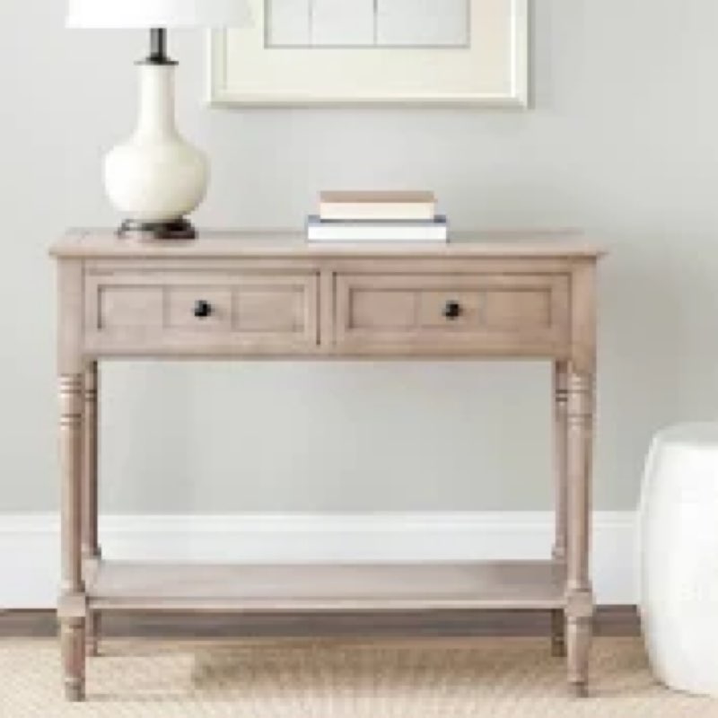 ((Similar ))SAFAVIEH Home Collection Josie Black 2-Drawer Console Table for Living Room Foyer Bedroom Hallway Entryway Office